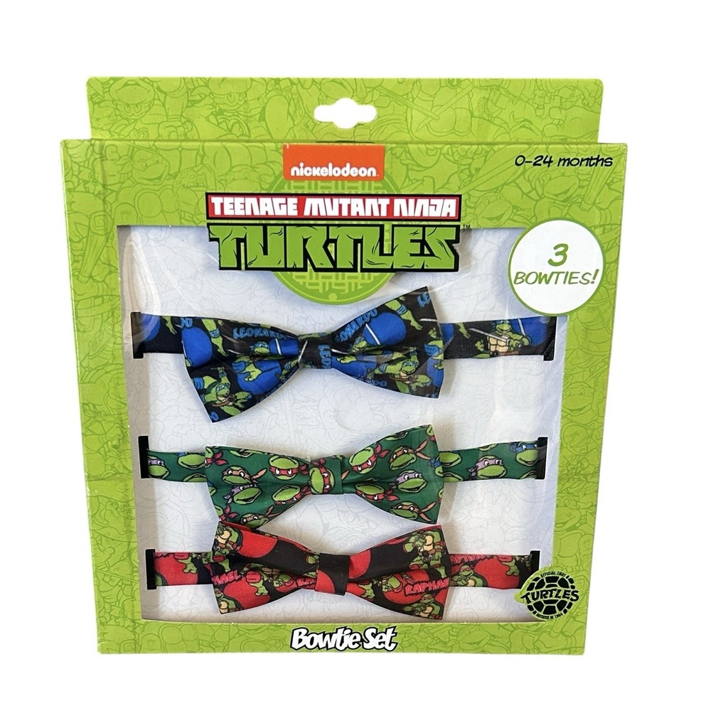 Nickelodeon Teenage Mutant Ninja Turtles 3 Bowtie Set 0-24 Months Boy Child‎